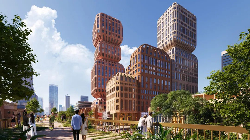 發(fā)光的燈籠塔/Heatherwick Studio在泰國的首個項目如此抽象？